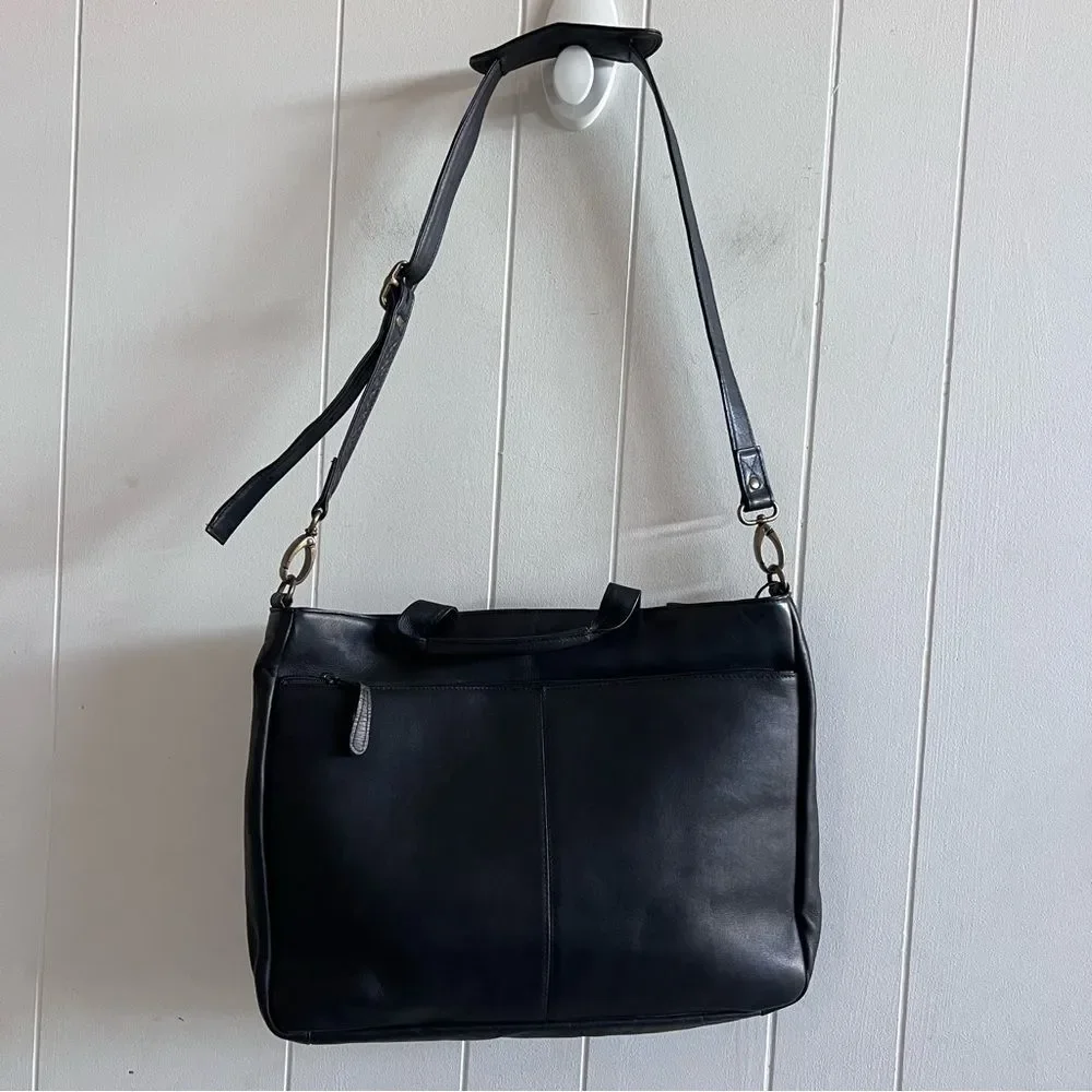 Latico Genuine Leather Laptop Messenger Bag